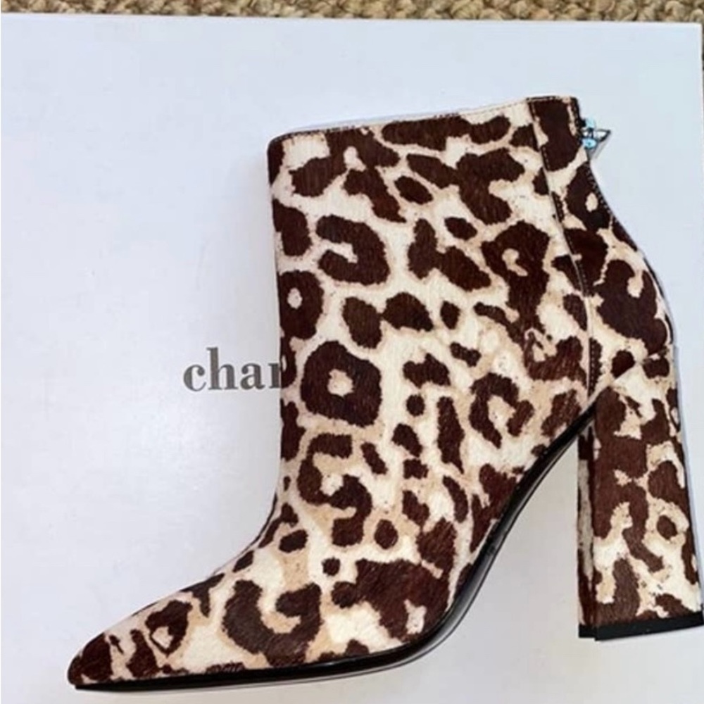 Leopard Print Ankle Boots